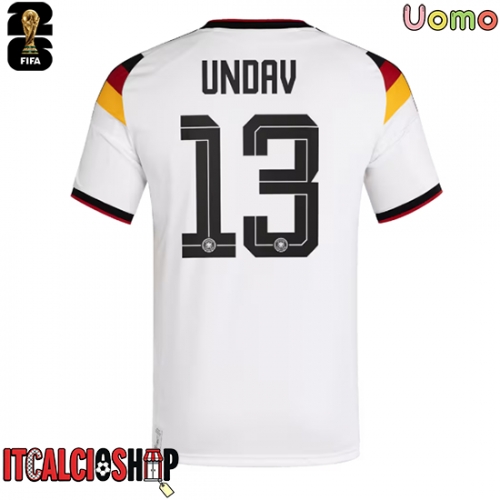 Germania Deniz Undav #13 Prima Maglia Mondiali 2026 Manica Corta